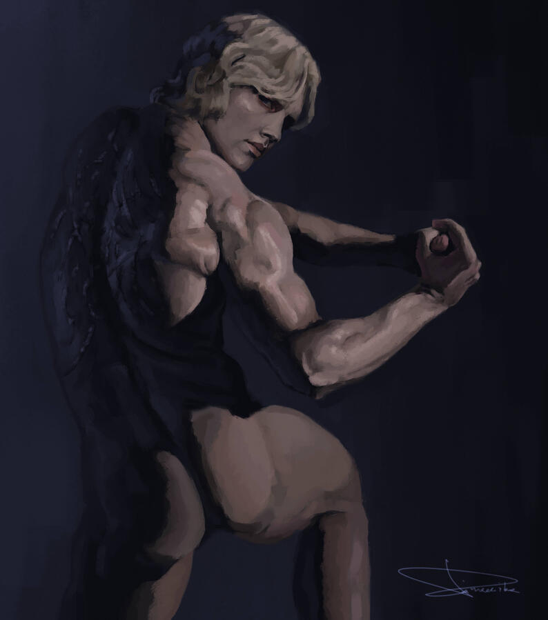 "Nicholas (figure study)", 2025, digital