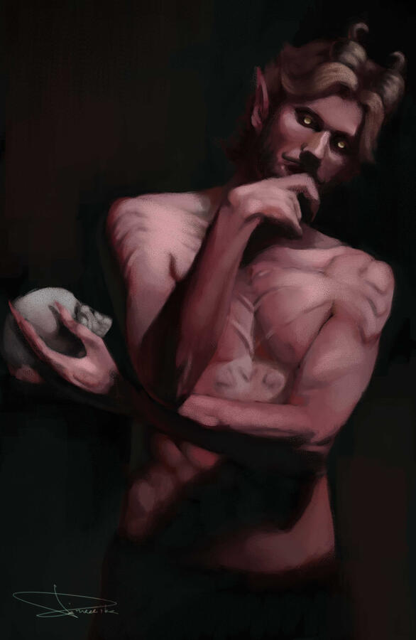"Veximor (figure study)", 2025, digital
