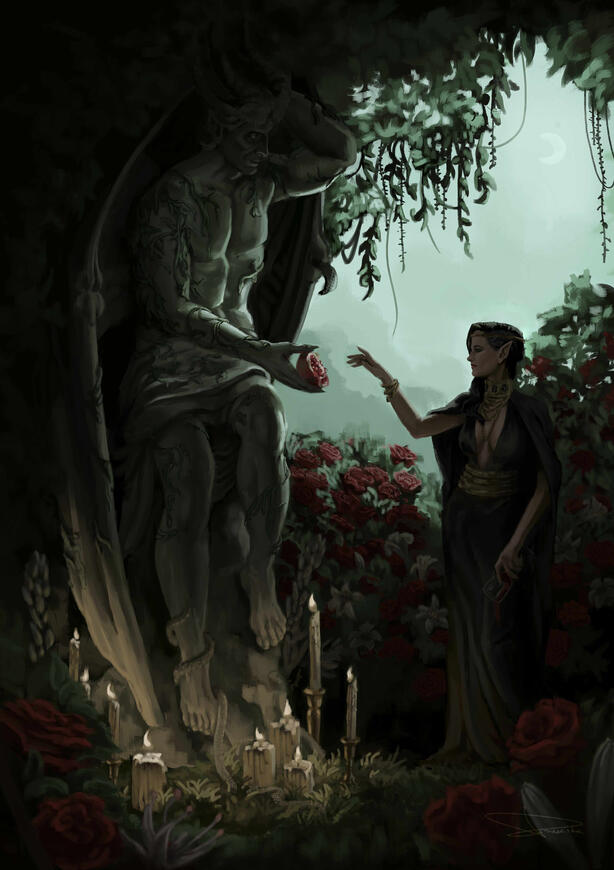 &quot;Death and the Maiden&quot;, 2025, for &quot;Hallozine&quot; a BG3 fanzine