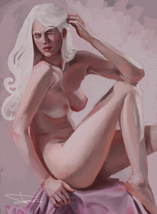 "Eos (figure study)", 2025, digital